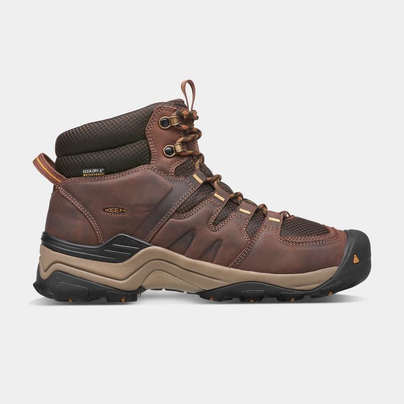 Keen Gypsum II Waterproof Mid - Erkek Trekking Bot - Kahve - Turkey (521034TPC)